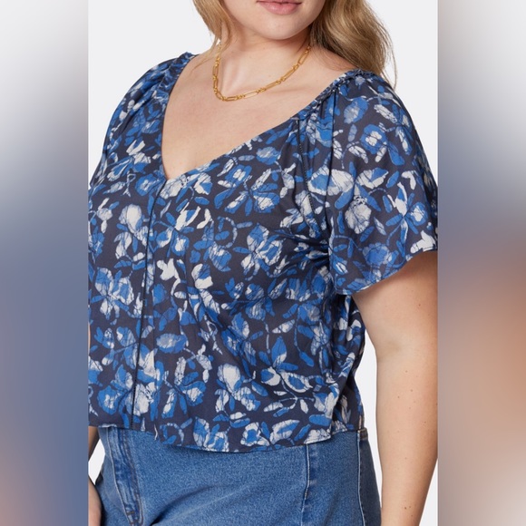 Joie Katya Short Sleeve Cotton Top in Size Large - NWT - 100% cotton - Picture 4 of 13